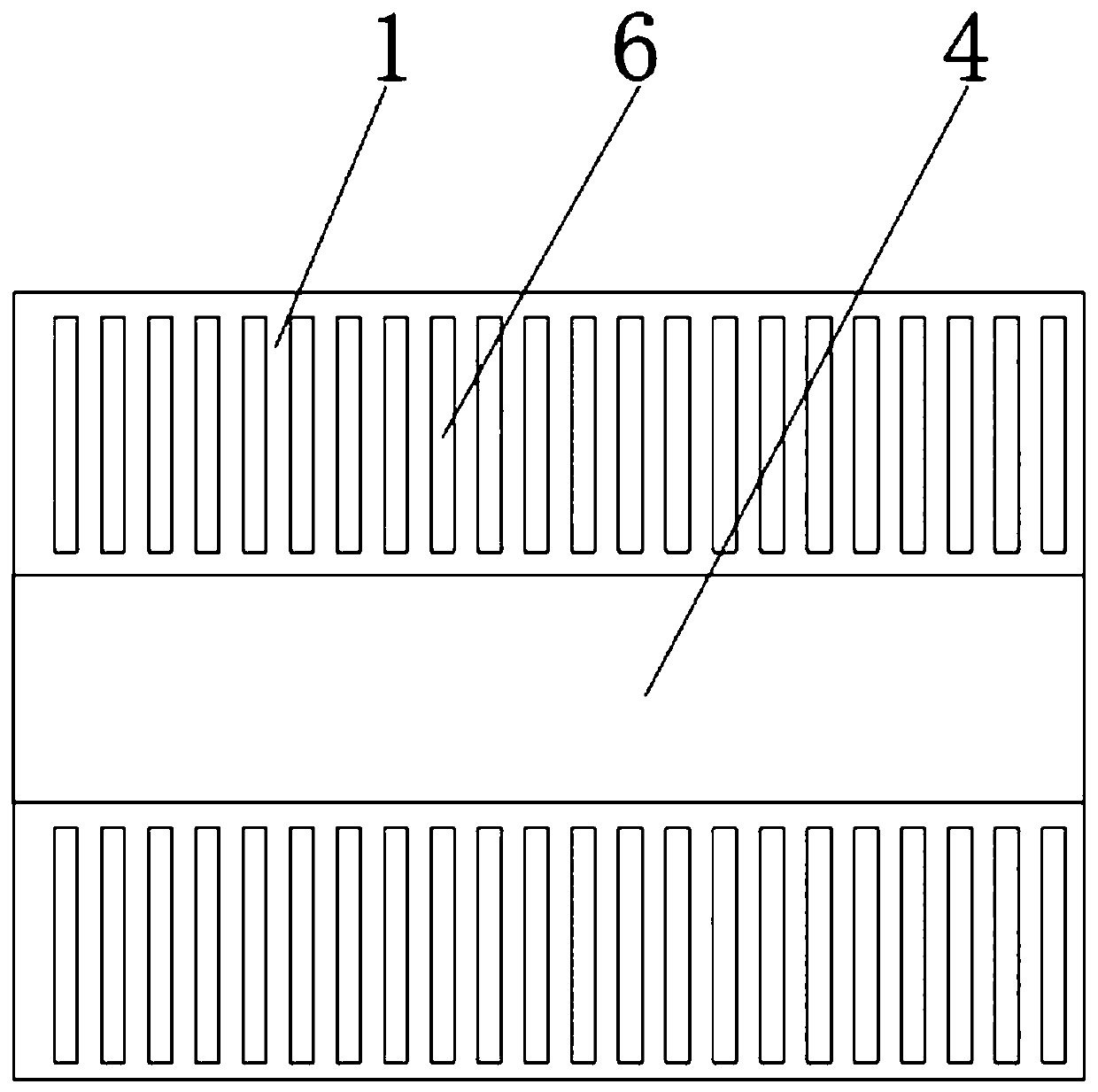 Transformer chip element with rapid heat dissipation function