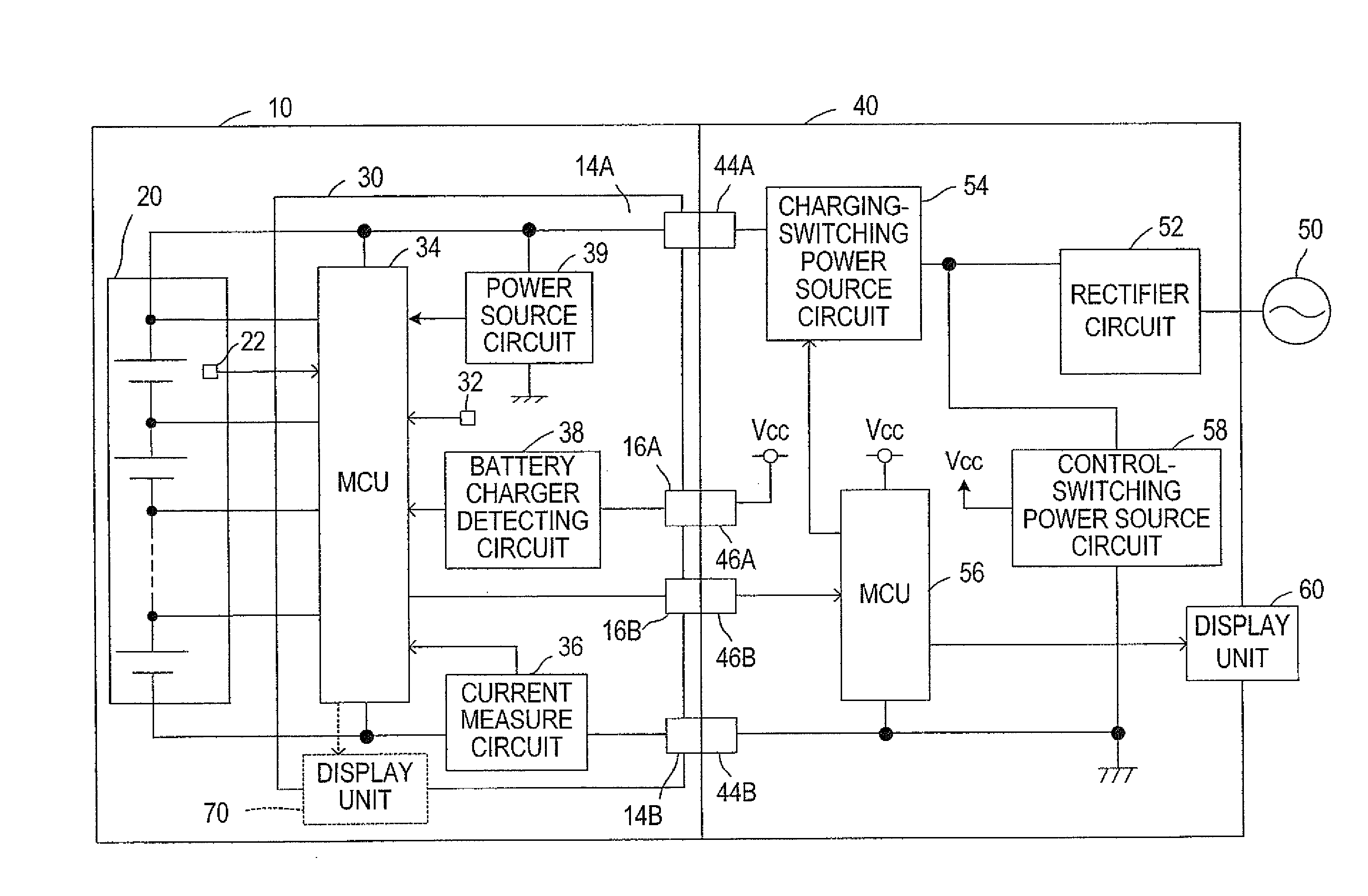 Battery pack and battery charger that charges based on temperature