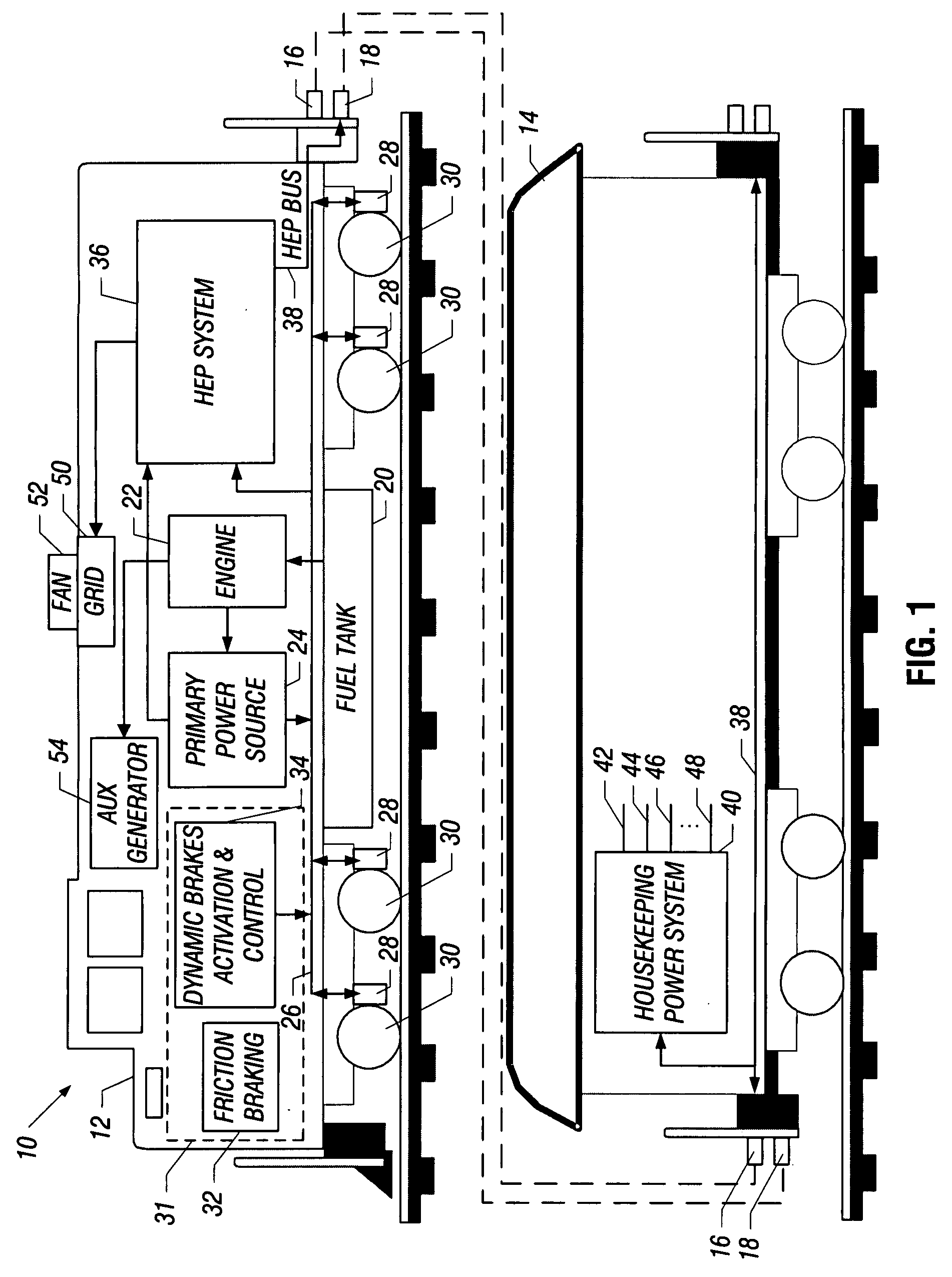 System and method for providing head end power for use in passenger train sets