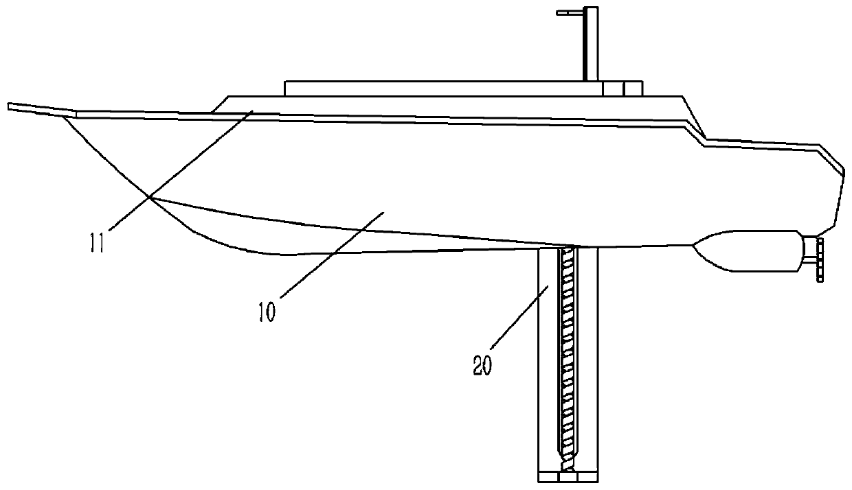 A collector applied to lake water environment monitoring