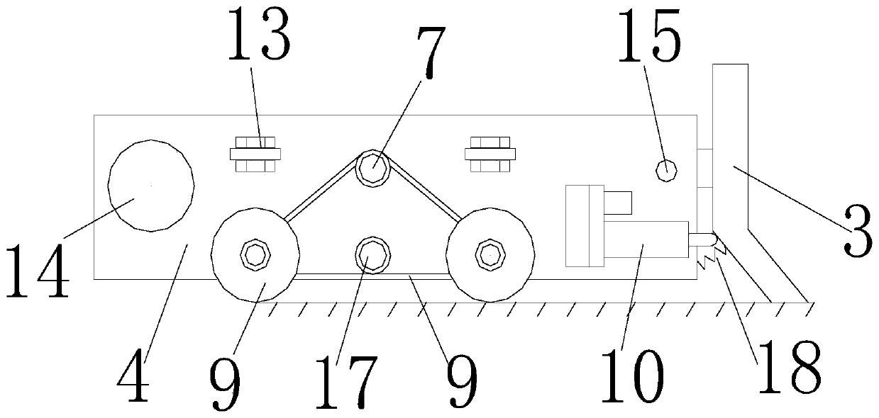 Manure scraper for breeding plant