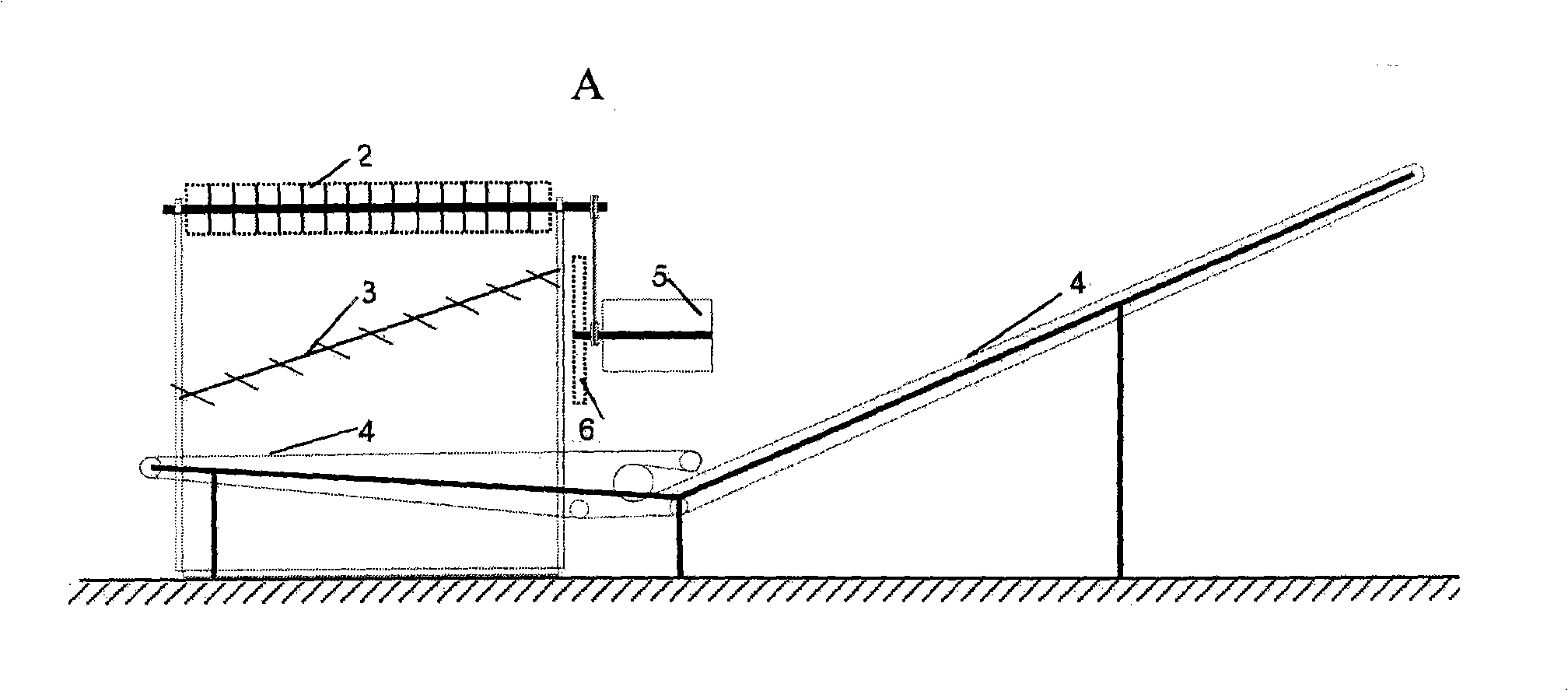 High-efficiency method for removing leaves from sweet sorghum straws and device thereof