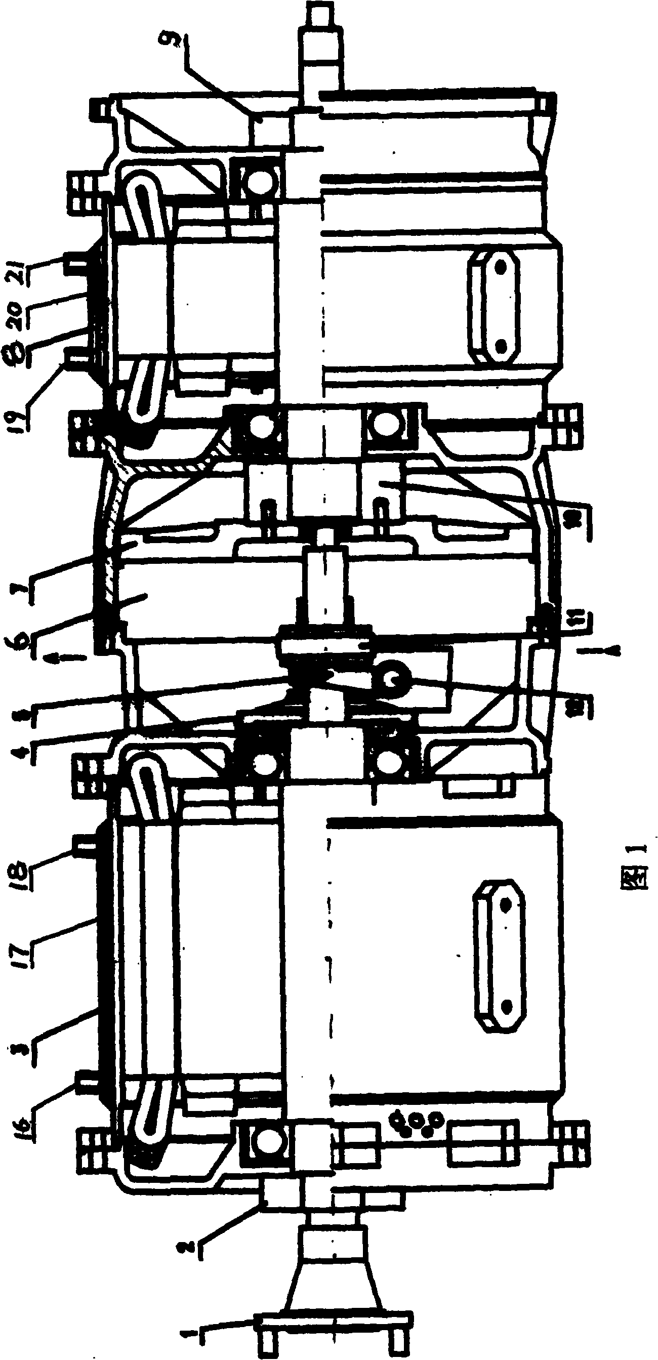 Frequency control motor and generating set for hybrid vehicle