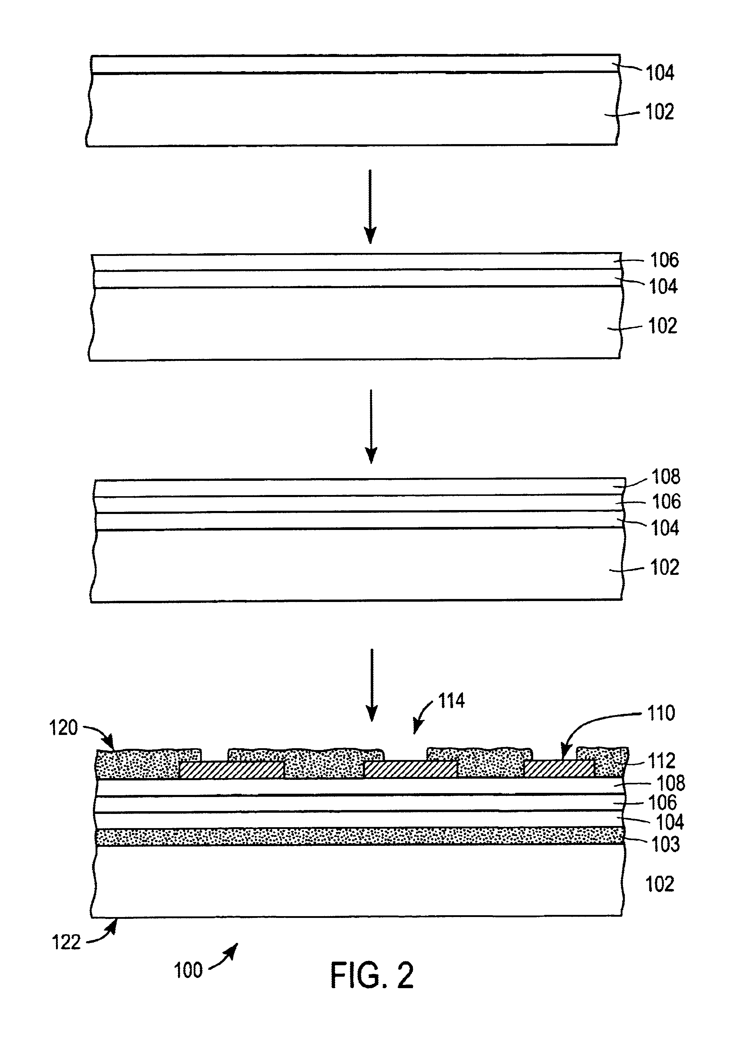 Split-fabrication for light emitting display structures