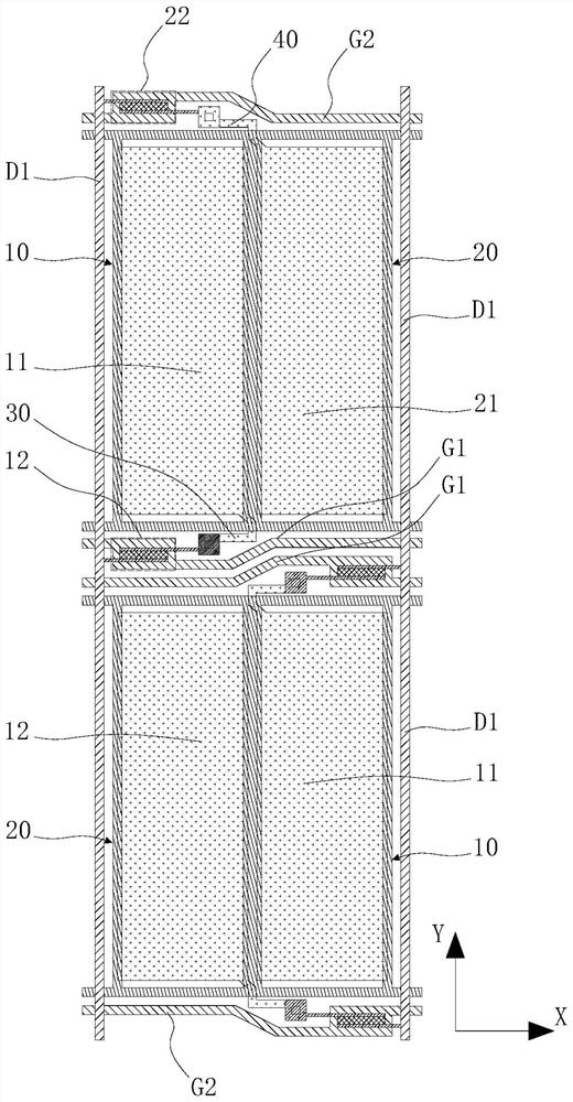 Pixel structure, array substrate and display panel