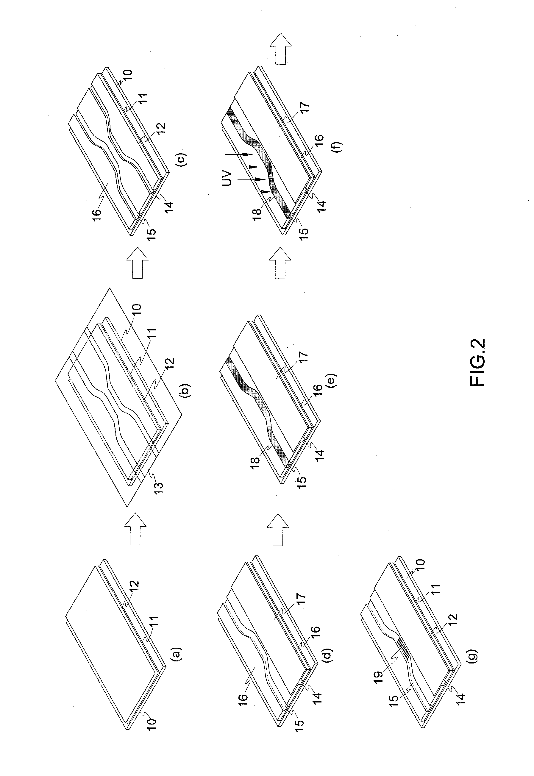 Method of fabrication for an asymmetric bragg coupler-based polymeric wavelength filter with single-grating waveguide