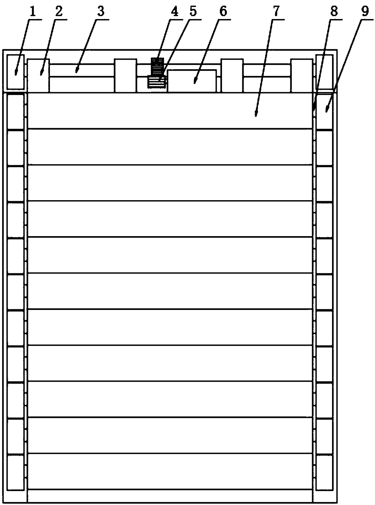 Novel glass curtain wall