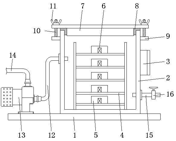 Seal test device for metal housing of photoelectronic device