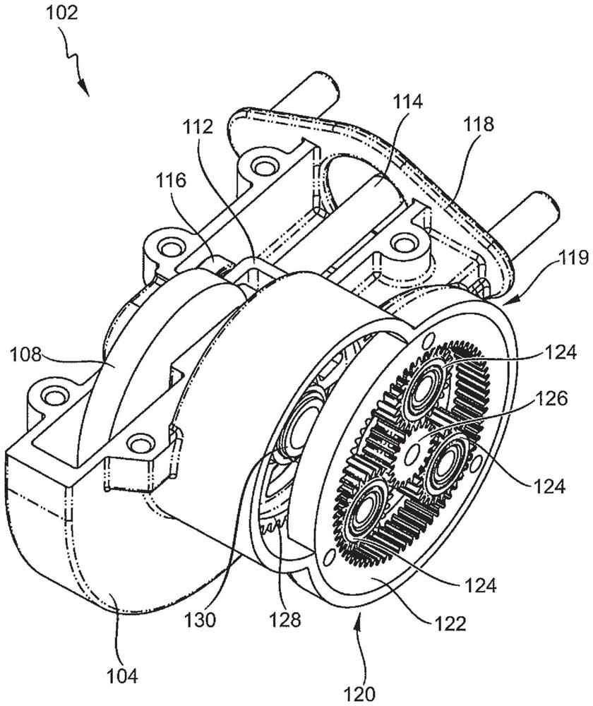 Electromechanical brake actuator and curved disc