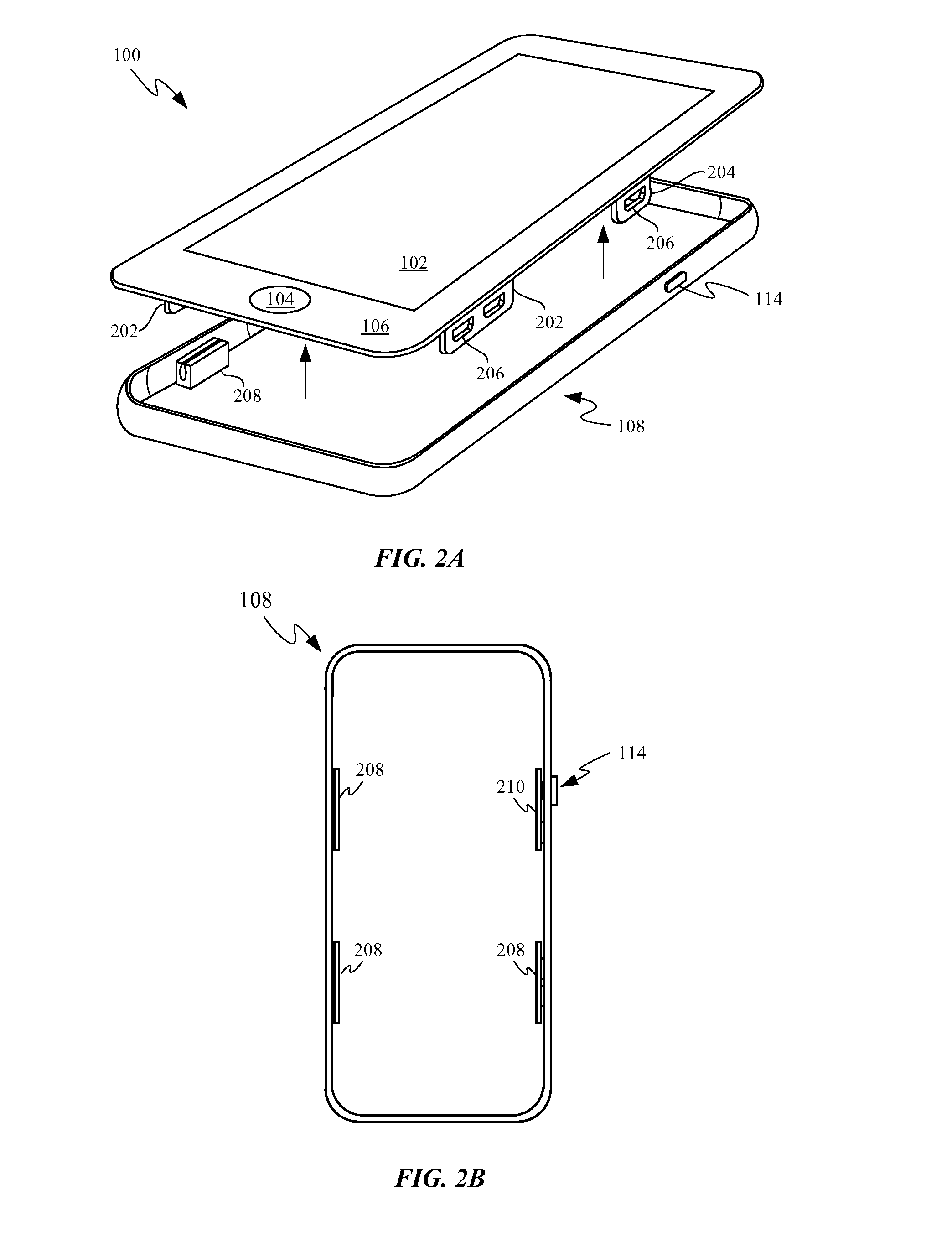 Button integration for an electronic device