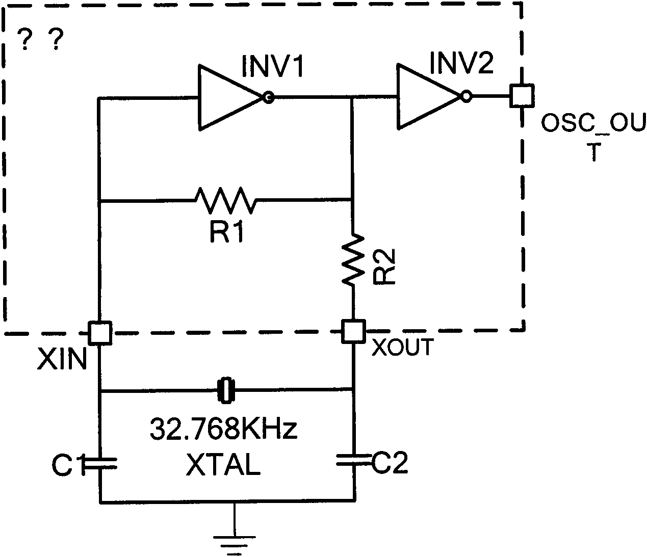 Low power consumption and rapid oscillation starting crystal oscillator module with programmable adjusting start-oscillation condition