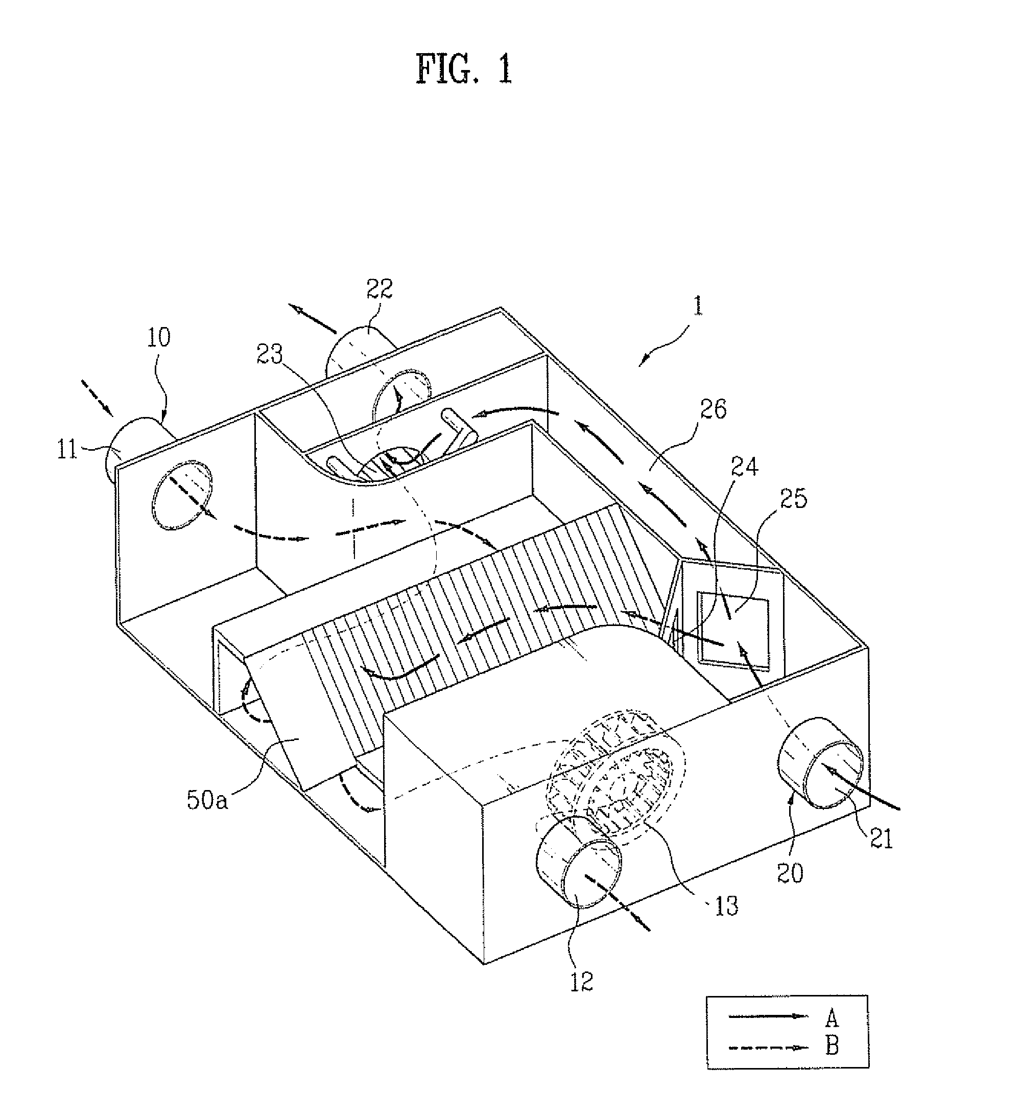 Total heat exchanger and ventilation system using the same