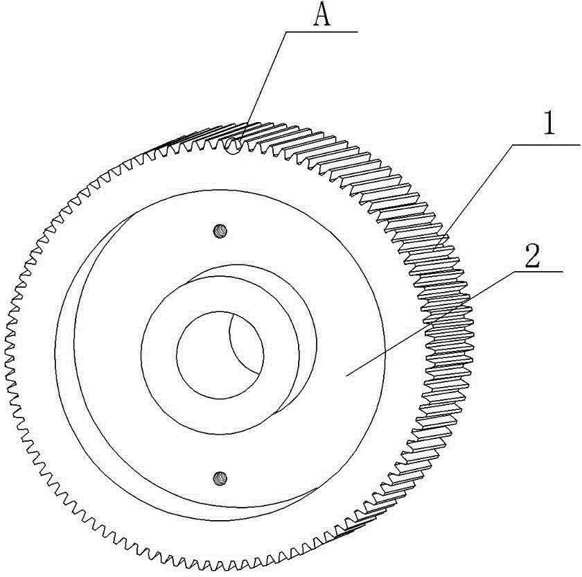 Process for machining marine gear