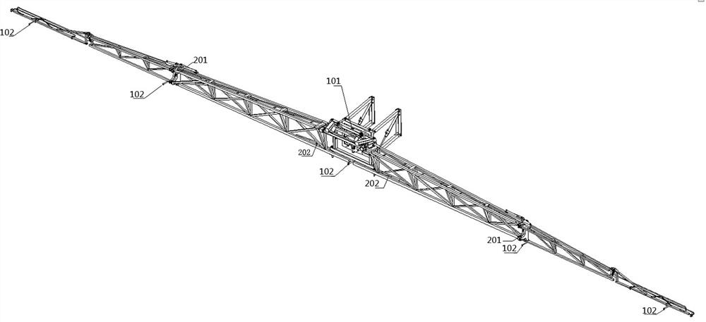 A sprayer profiling boom and its control method