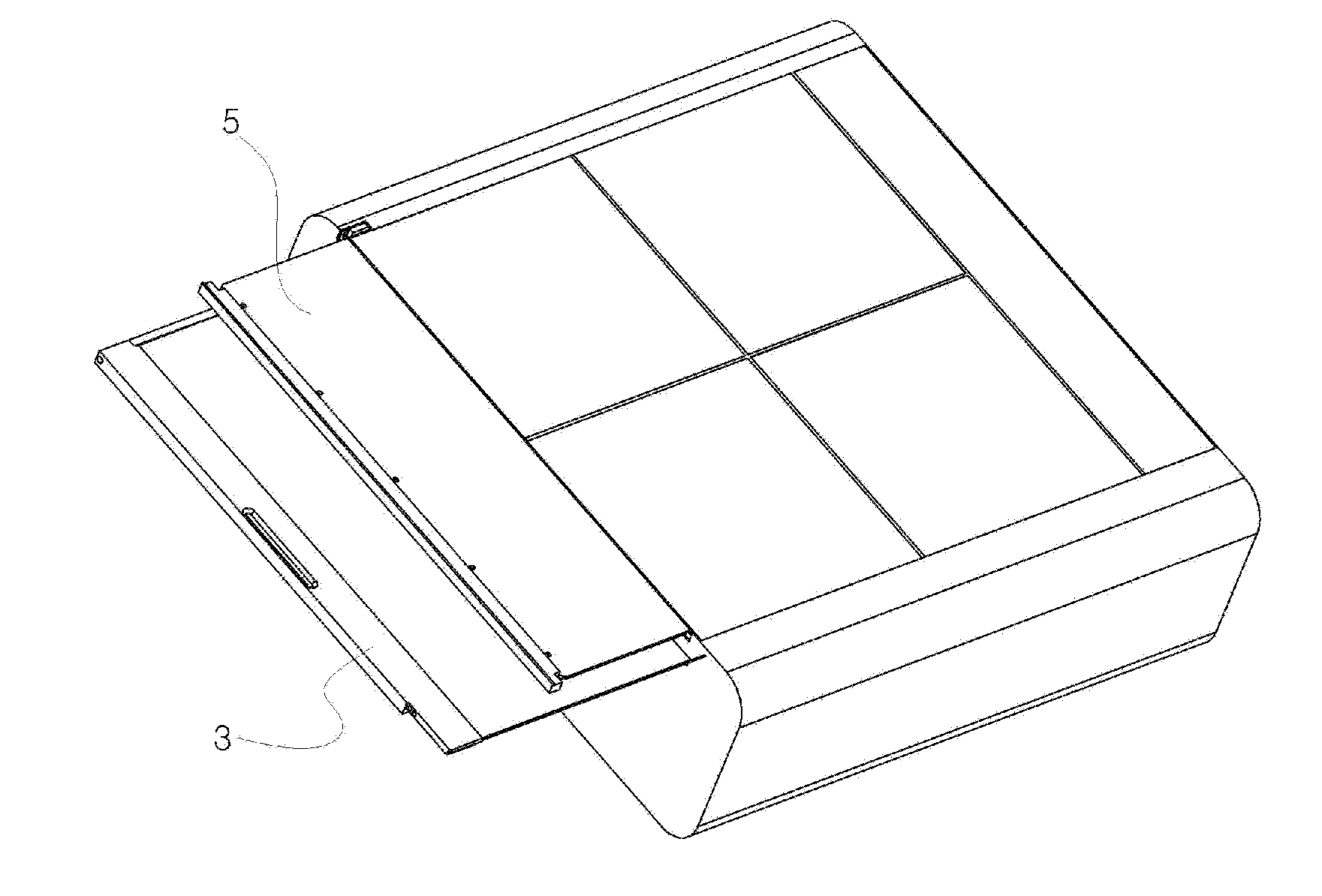 Digital x-ray image capturing device