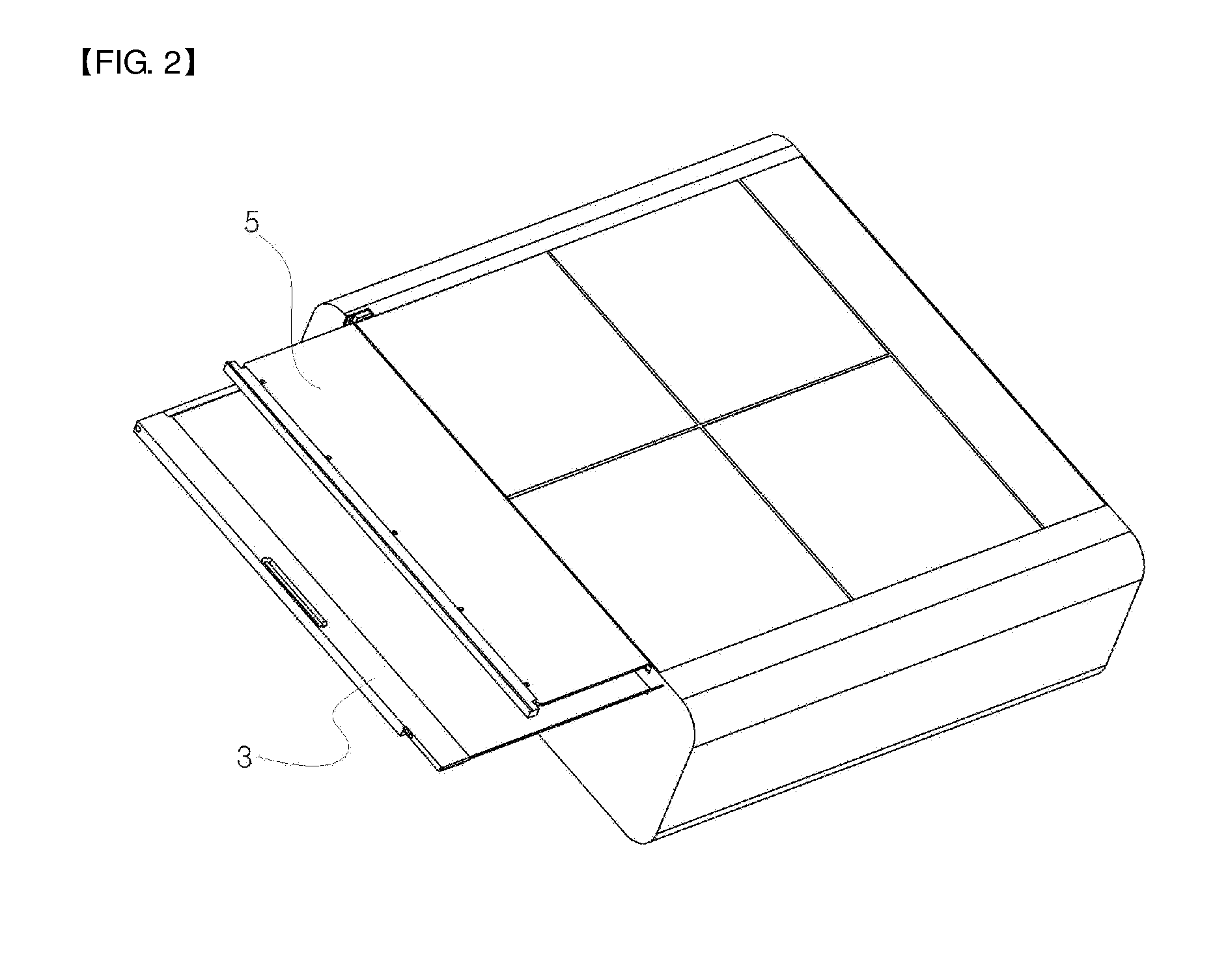 Digital x-ray image capturing device