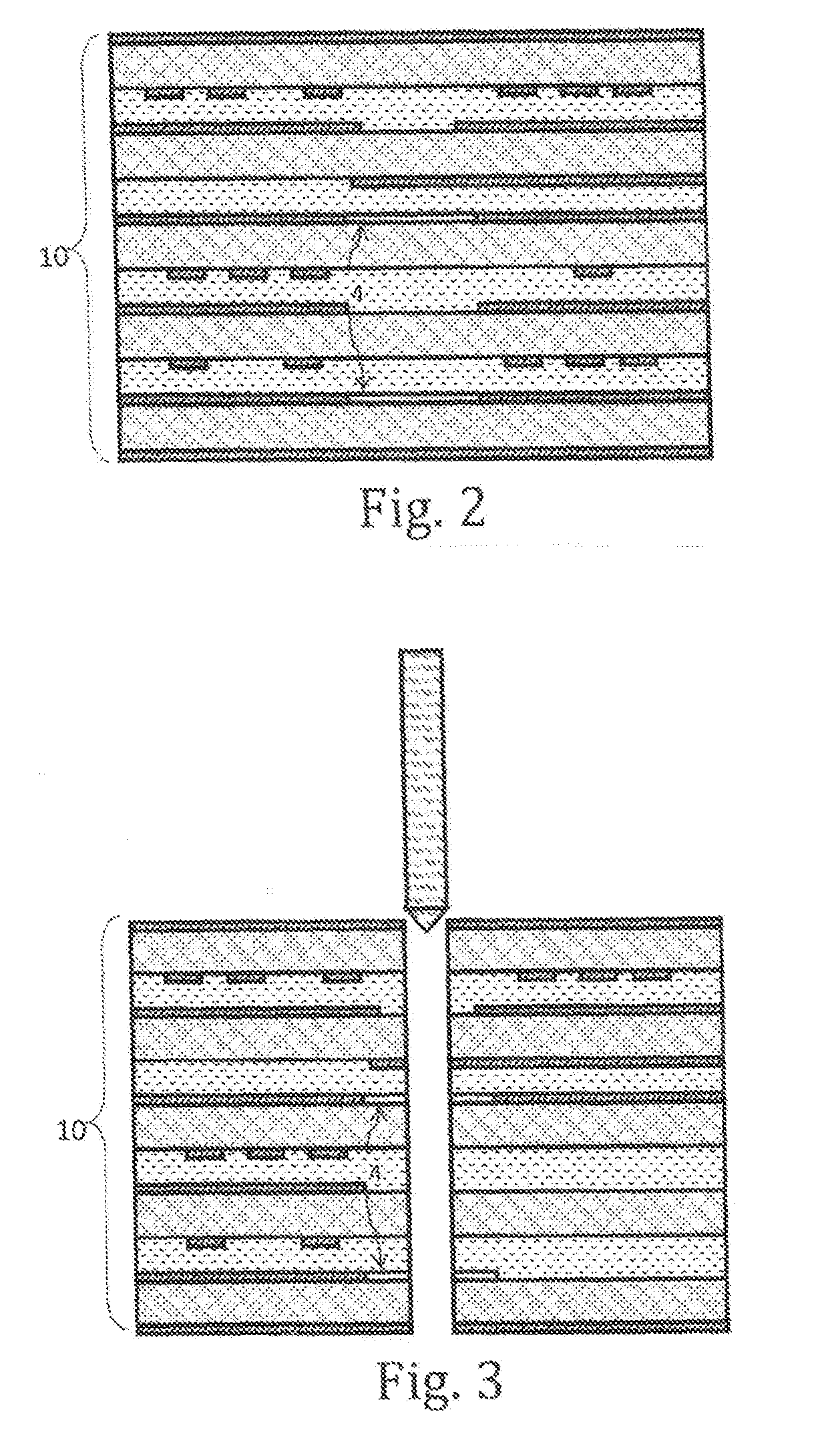Single lamination blind and method for forming the same
