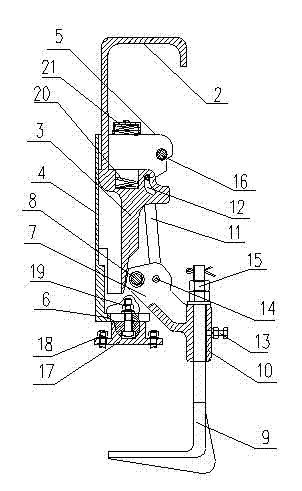 Unenclosed carriage roof