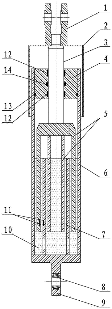 External closed cylinder viscous shear damper for stay cables