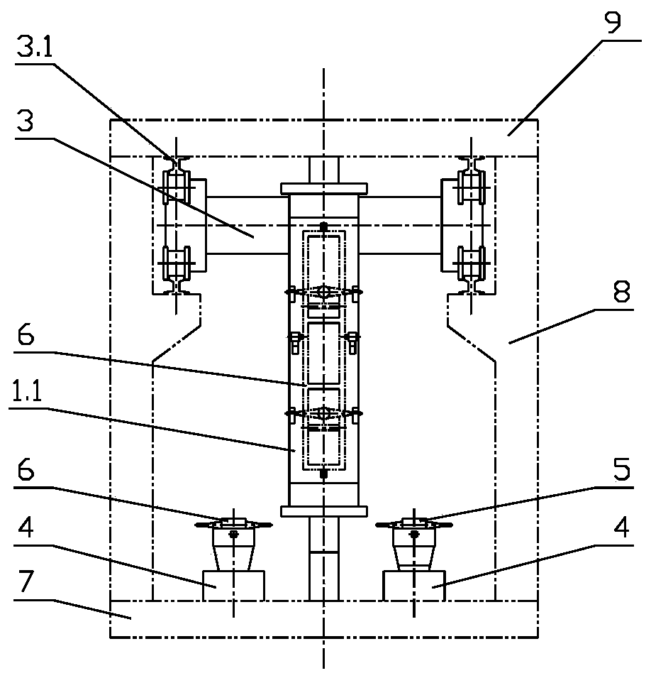 Rotating disc type repair station for storing and maintaining coke oven doors and operation method