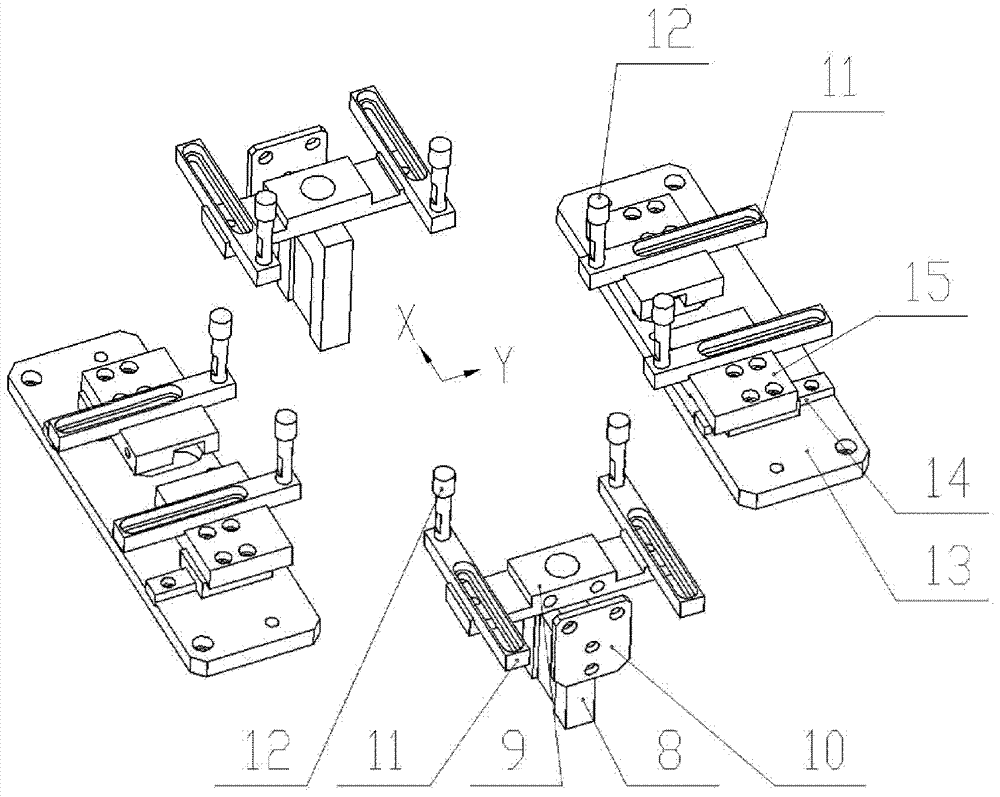 Locating and clamping mechanism of screen printing machine