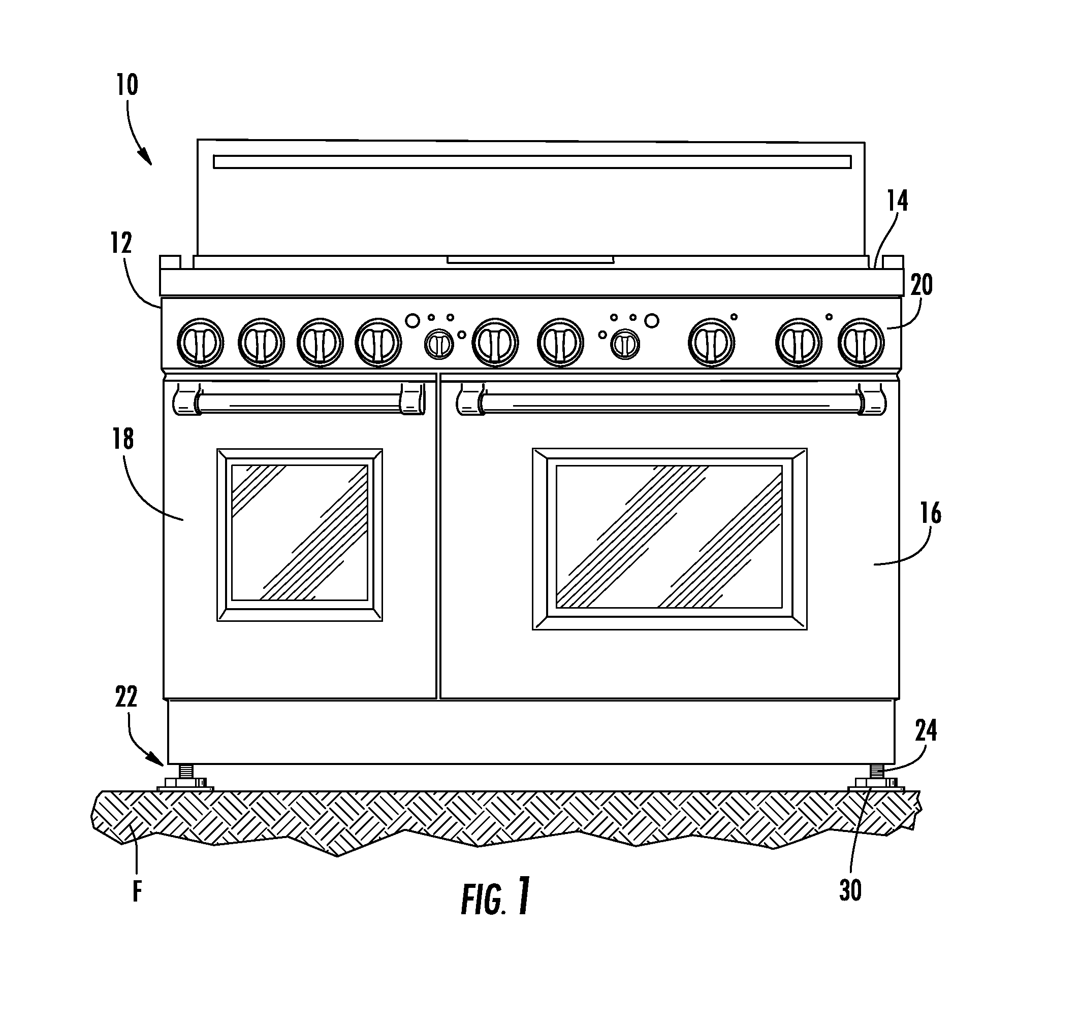 Home appliance with support assembly