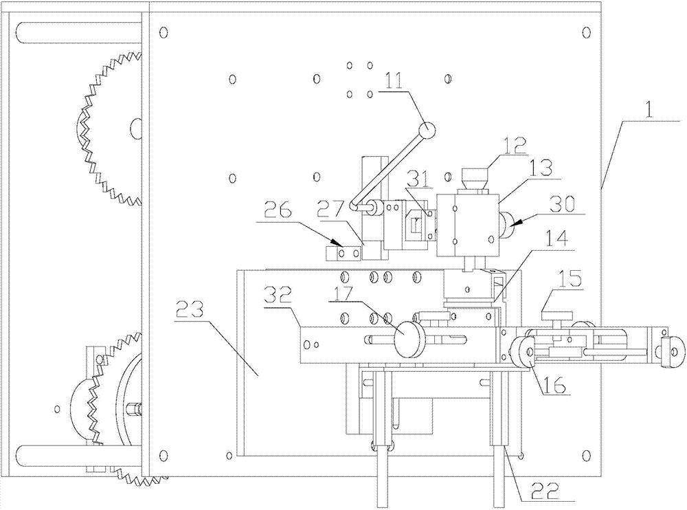 Word and number printing device for ampoule