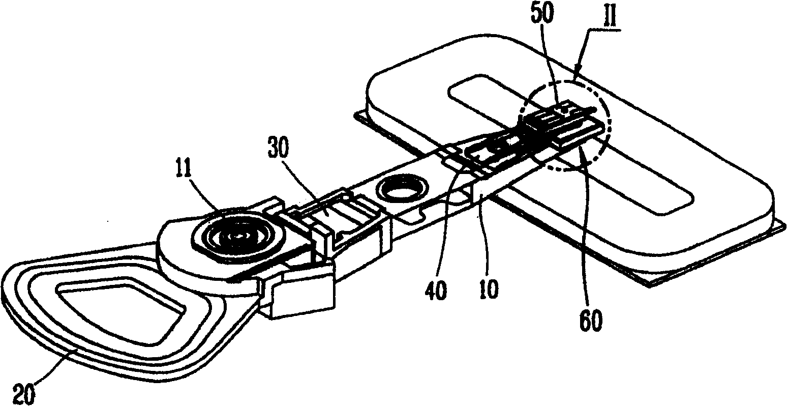 Focusing regulator of optical disk picker in swinging arm type