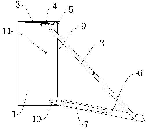 Hydraulic bow sealing door device