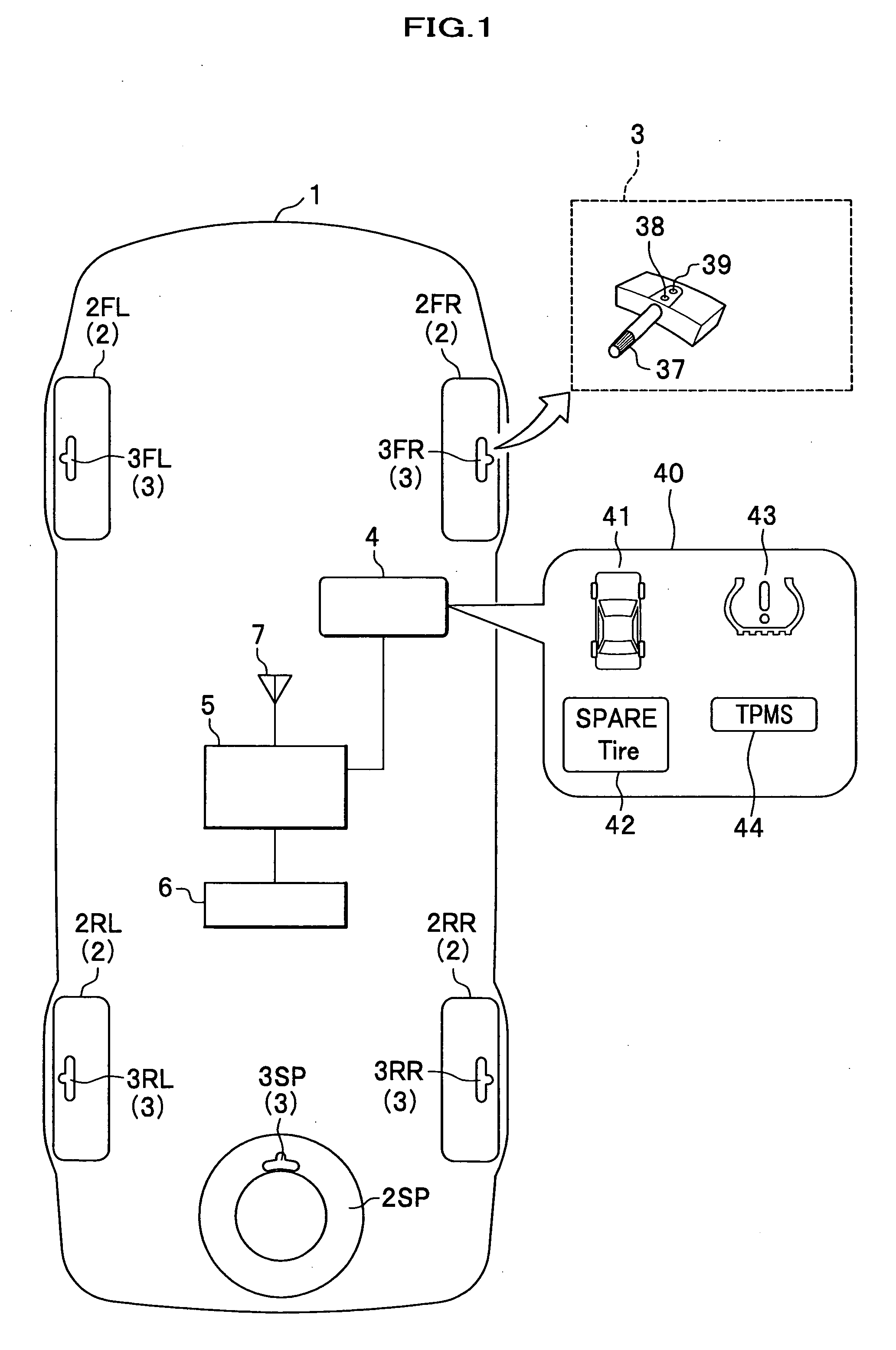 System and method for monitoring tire pressure