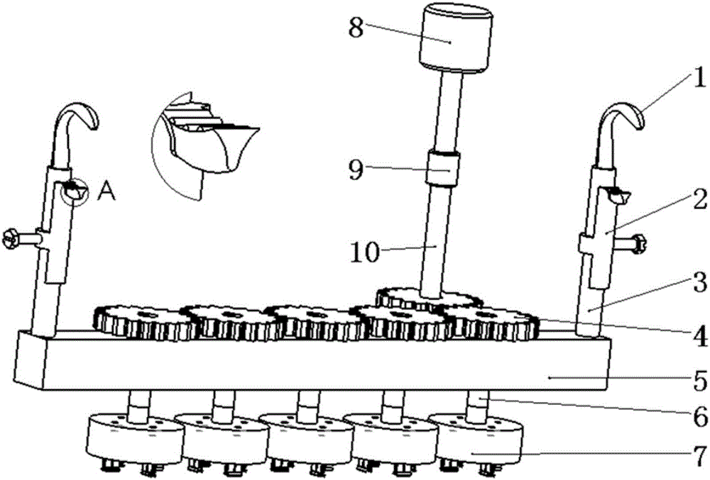 Rotatable electroplating rack