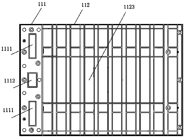 Grid-type light emitting diode (LED) display screen and module thereof