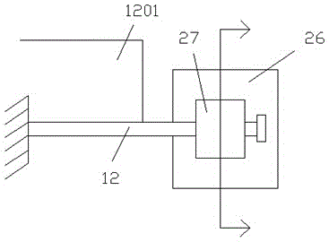 Vibration-reduction type installation assembly provided with front limiting sensor and back limiting sensor and used for LED display device