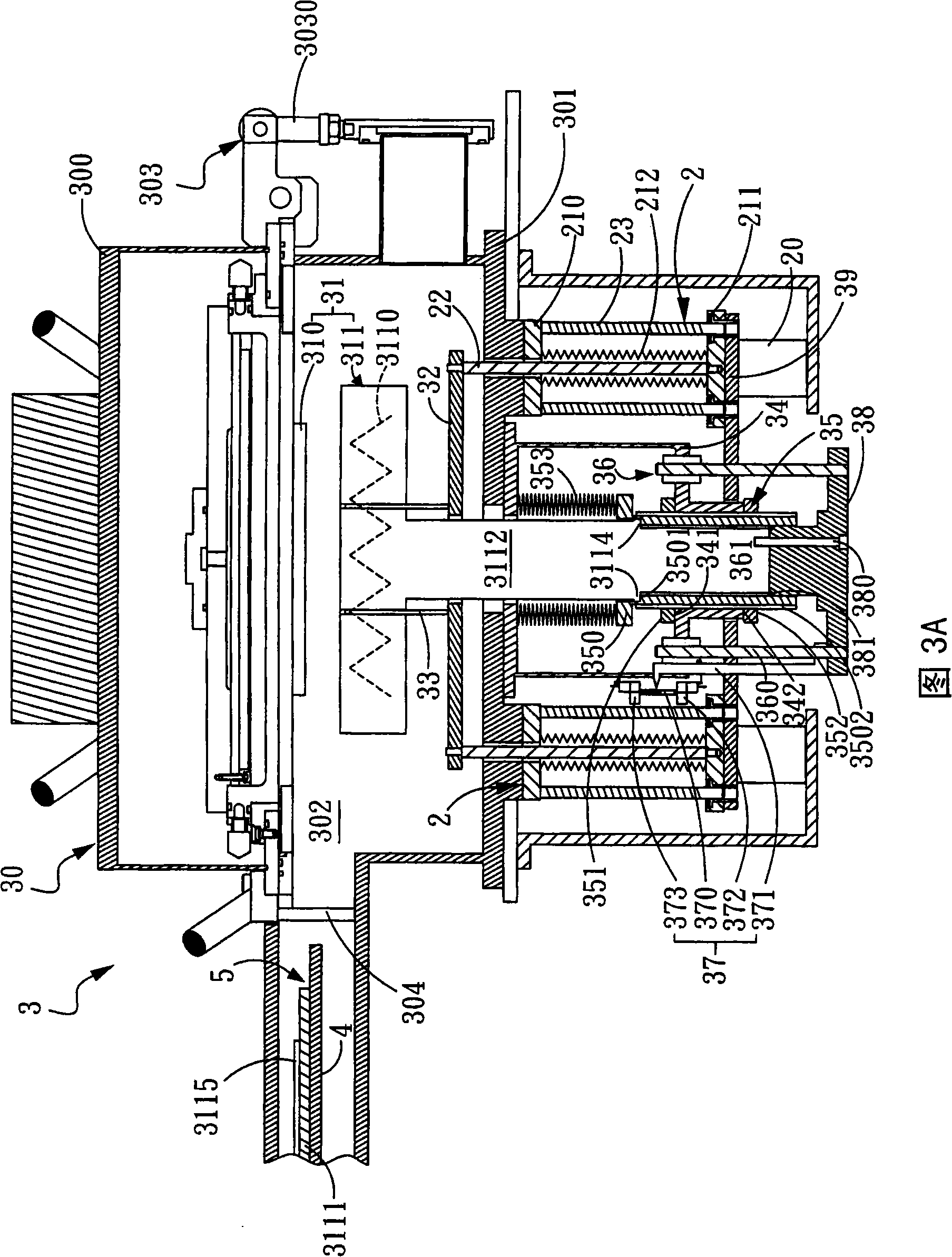 Power transport mechanism and plasma auxiliary chemical vapor deposition apparatus using the same