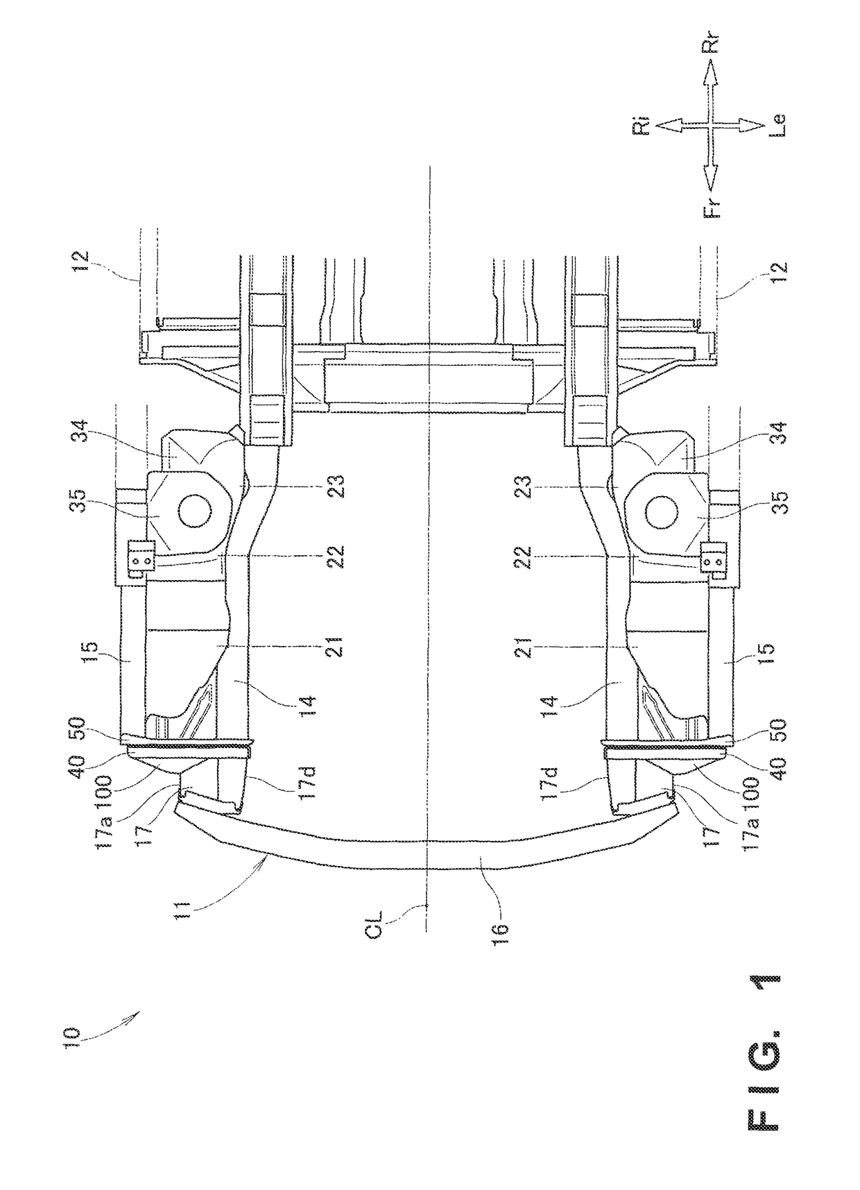 Vehicle body front structure