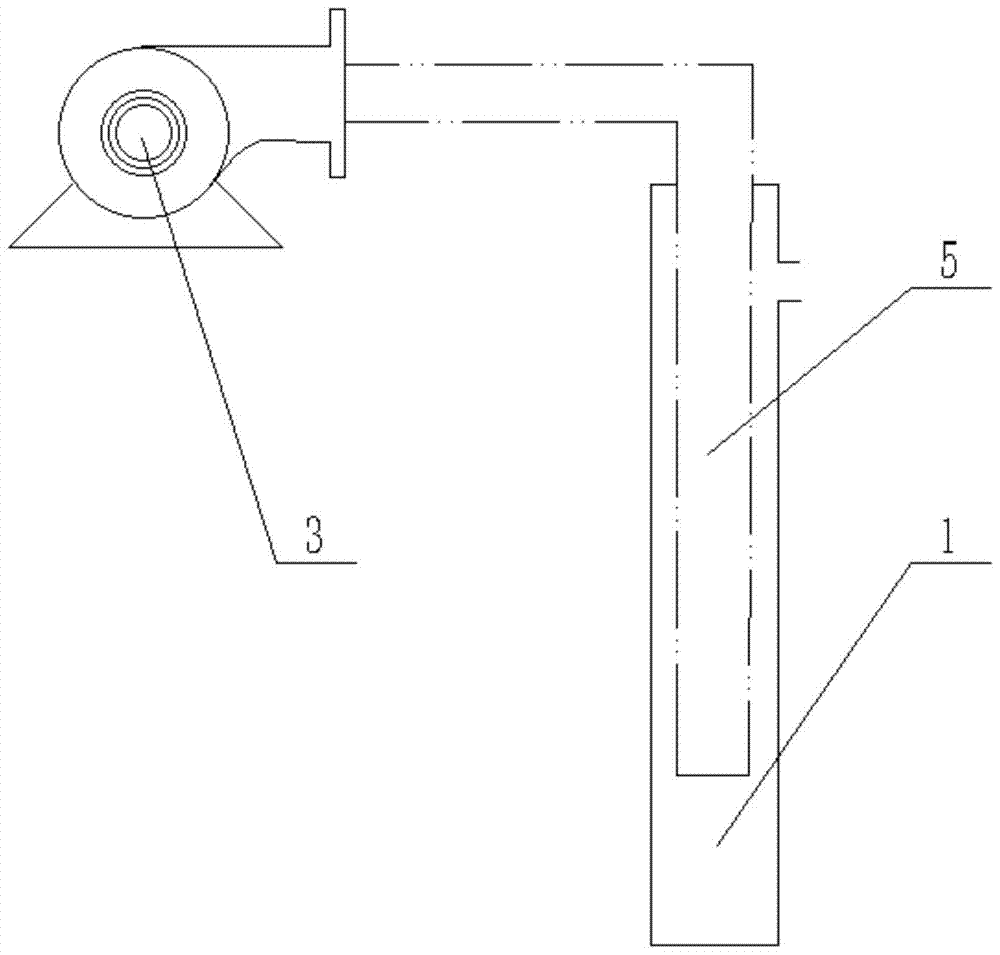 A kind of air lifting mud suction device and its application