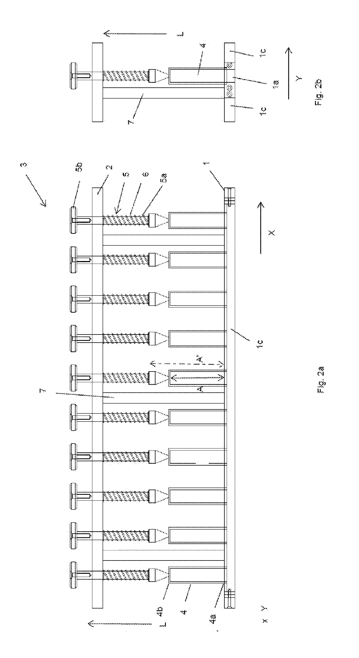 Receptacle for one or more sample containers