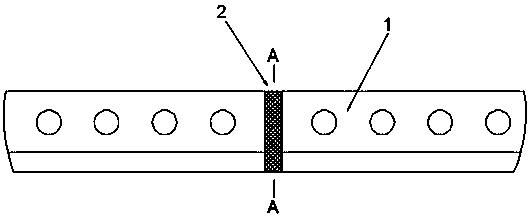 Novel steel rail insulated joint gluing protection device