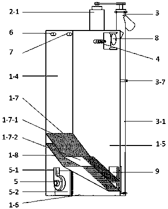 Intelligent barn and grain filling and discharging method