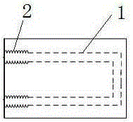 Semiconductor laser stack array structure