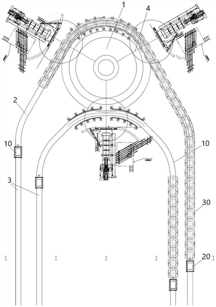 Calcium carbide discharging process