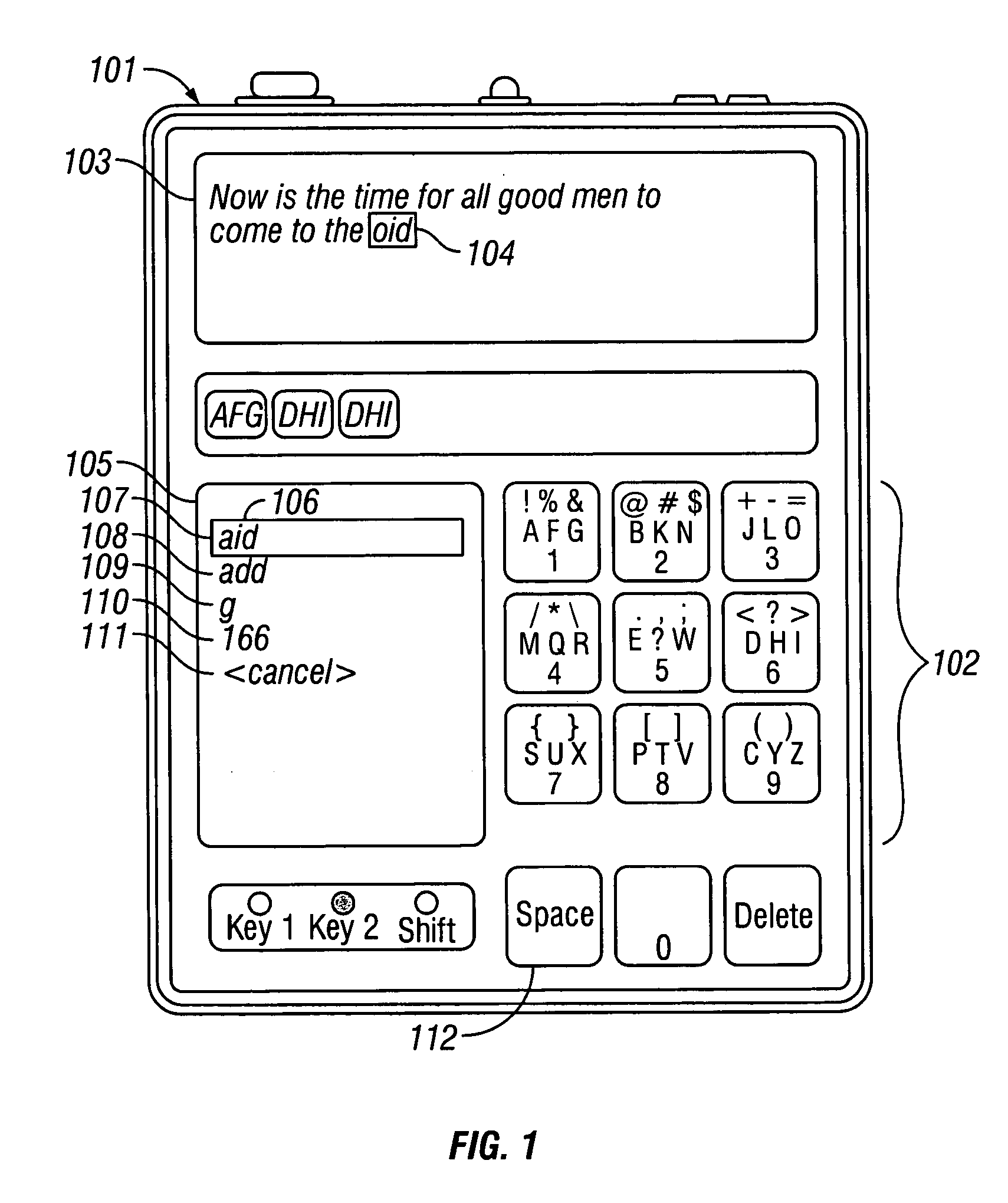 Apparatus and method for reordering of multiple language databases for text disambiguation