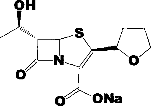 Faropenem sodium preparation method