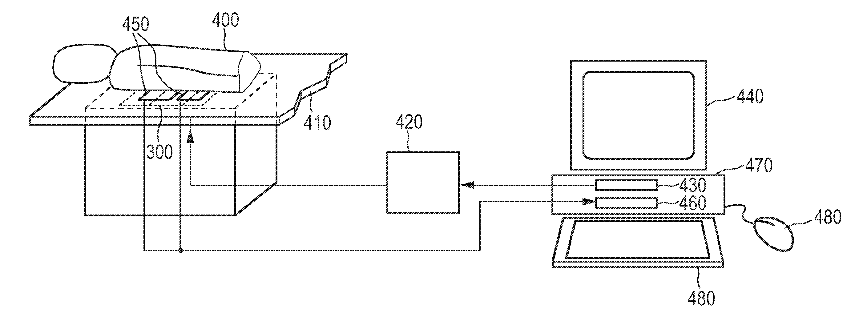 Apparatus and method for influencing and/or detecting magnetic particles in a field of view having an array of single-sided transmit coil sets