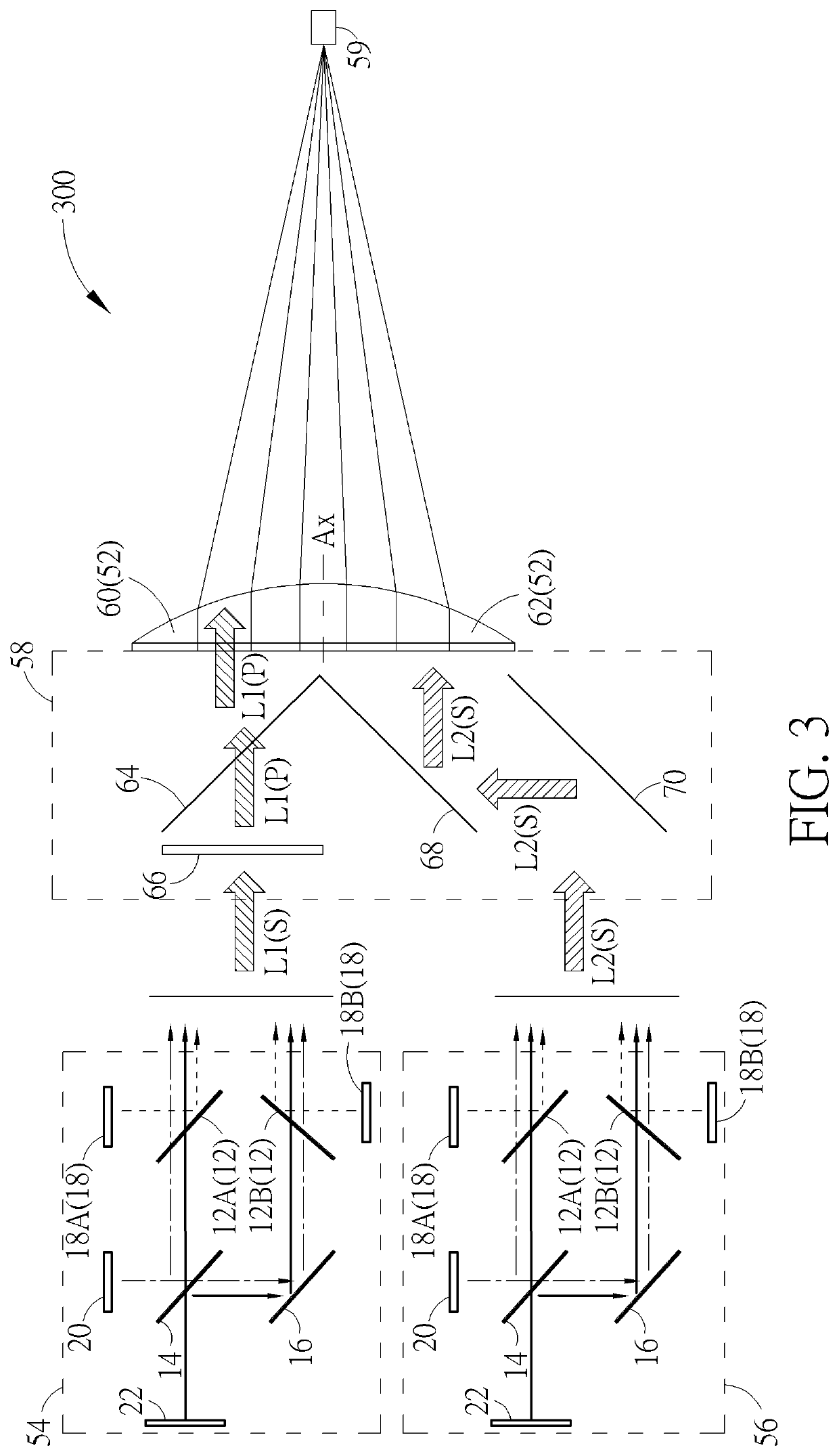 Projector with preferred lighting uniformity