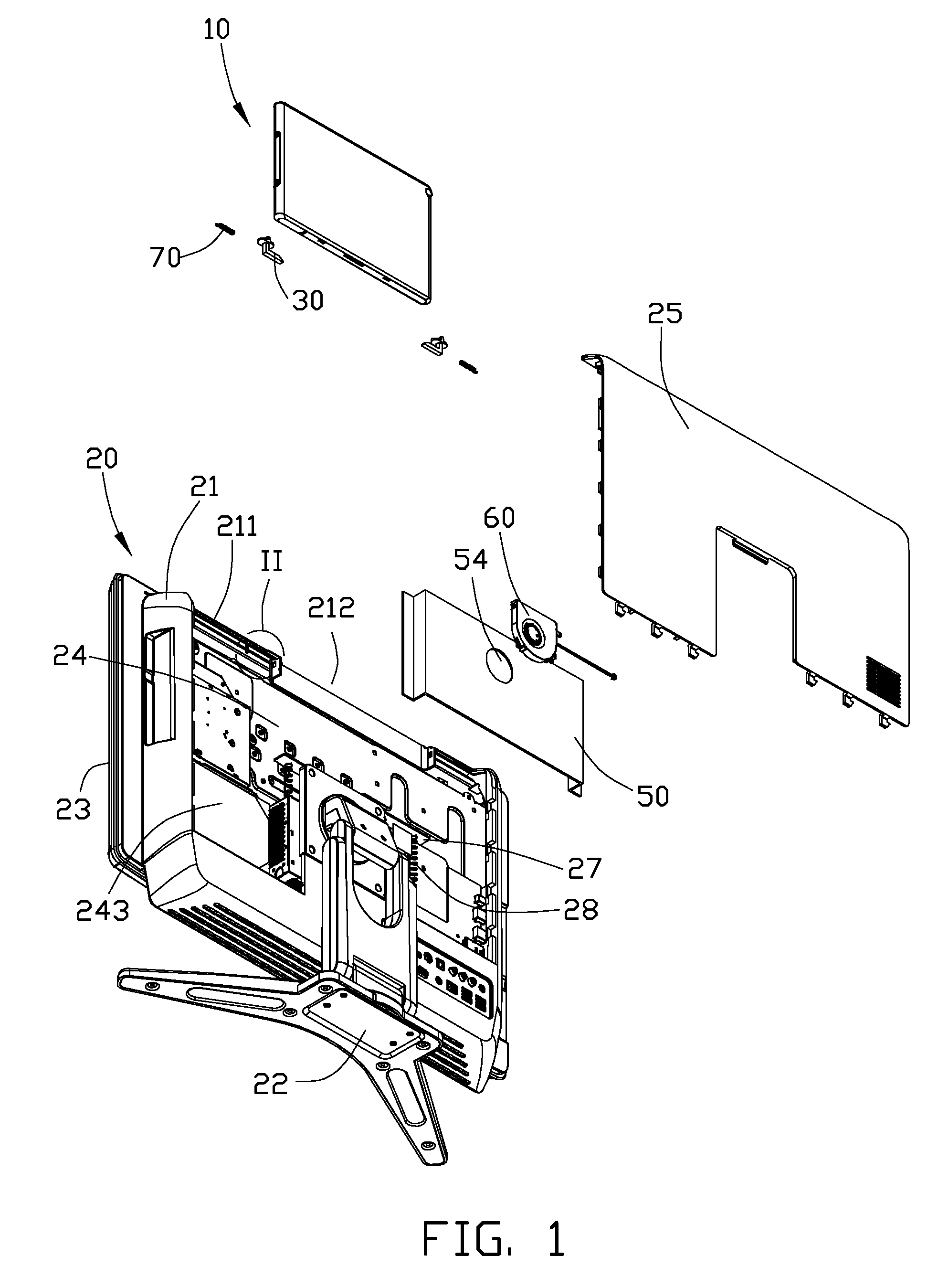 Docking station for tablet computer