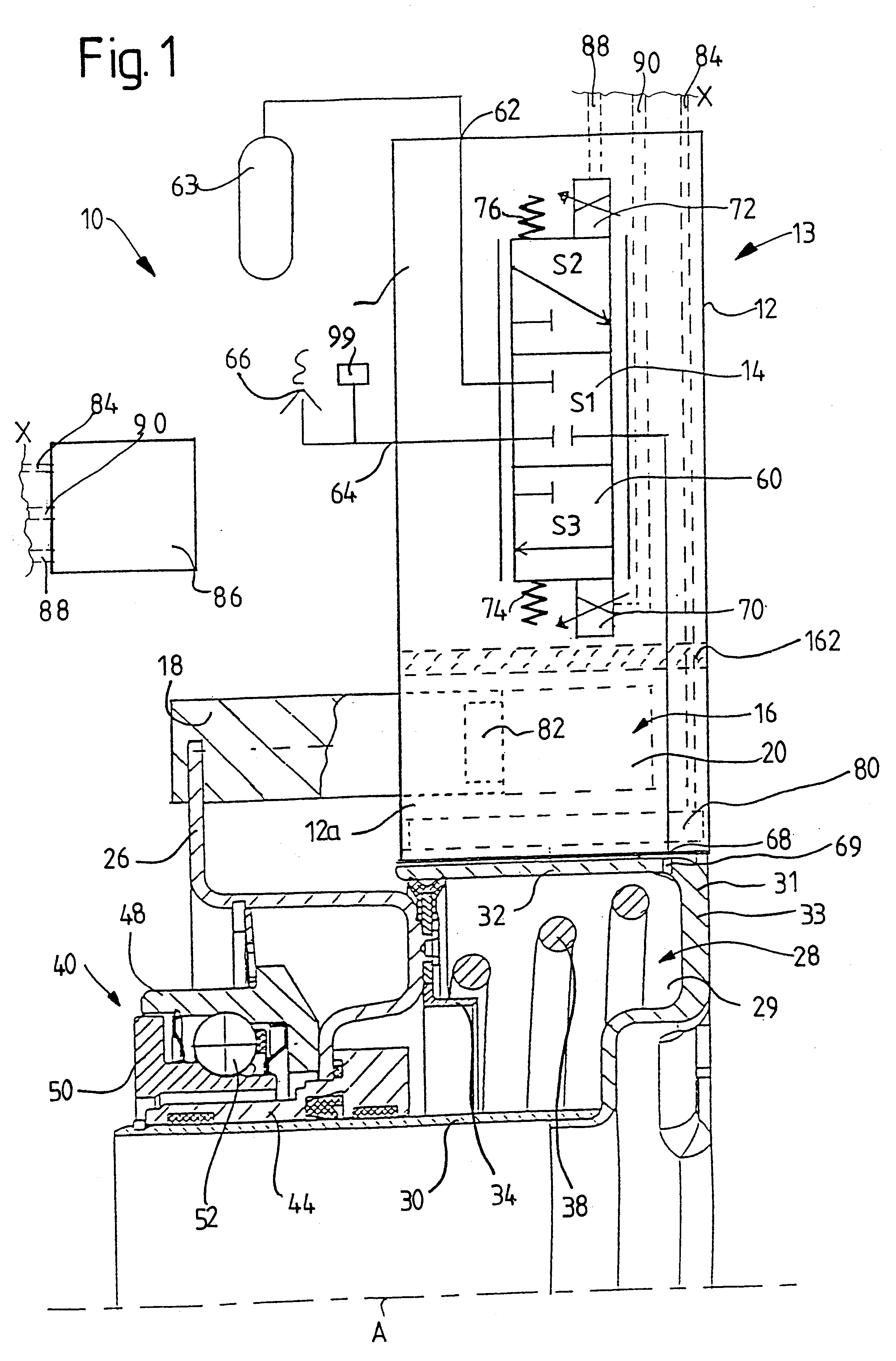 Actuation device for a friction clutch