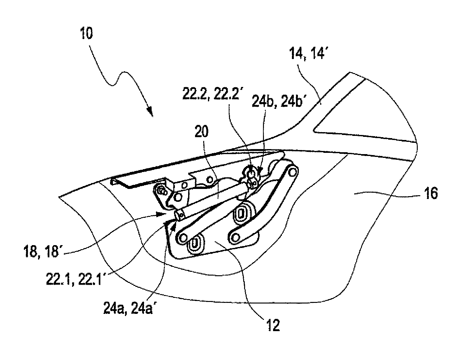 Pedestrian protection device for a motor vehicle