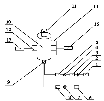 Device and method for detecting combustion characteristic of tail gas containing high-concentration CO