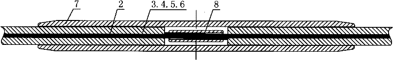 Connecting tube used for large-section conducting wire